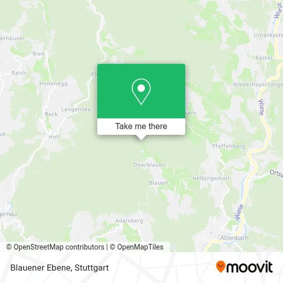 Blauener Ebene map