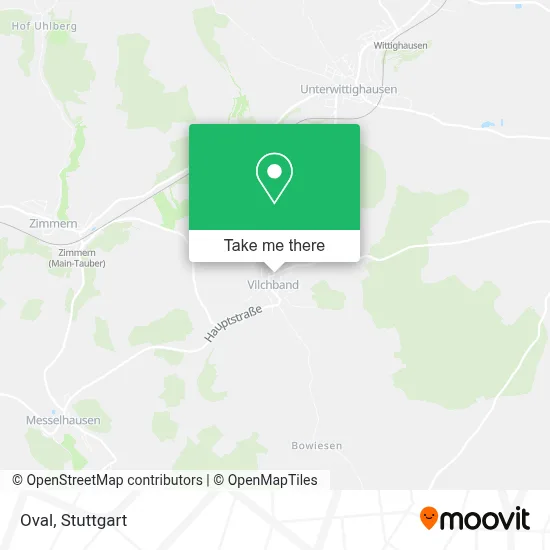 Oval map