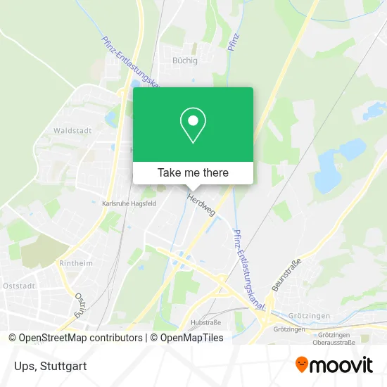 Ups map