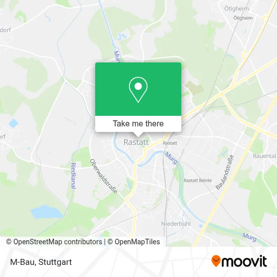 M-Bau map