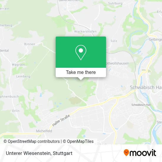 Unterer Wiesenstein map