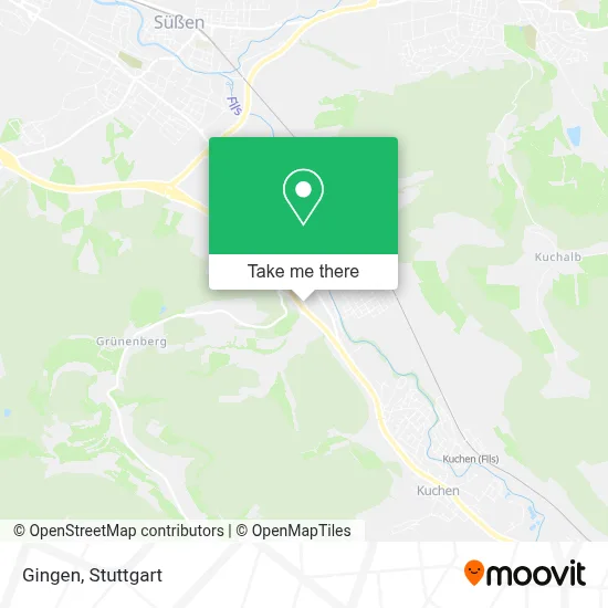 Gingen map