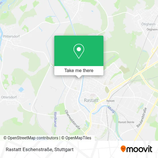 Rastatt Eschenstraße map