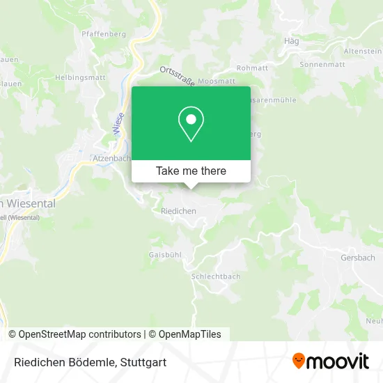 Riedichen Bödemle map