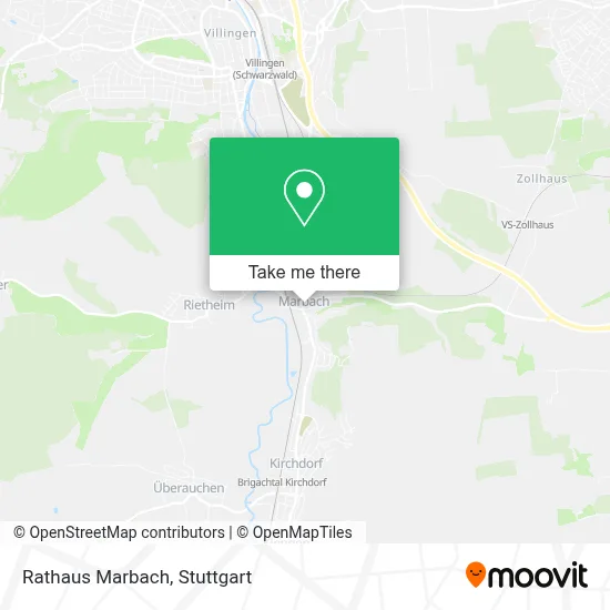 Rathaus Marbach map
