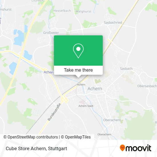 Cube Store Achern map