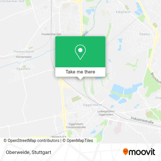 Oberweide map