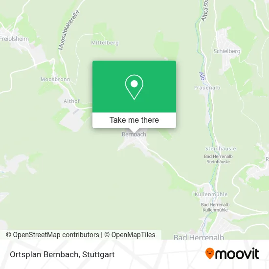 Ortsplan Bernbach map