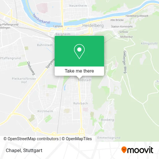 Chapel map
