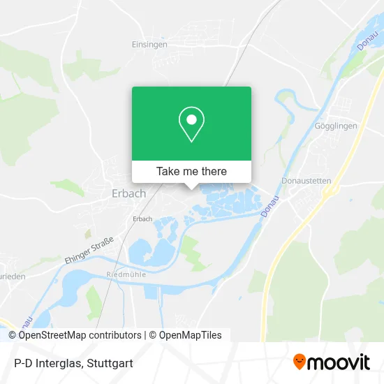 P-D Interglas map
