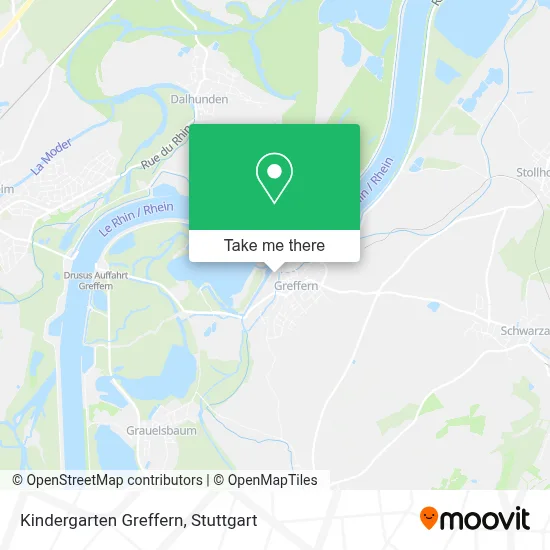 Kindergarten Greffern map