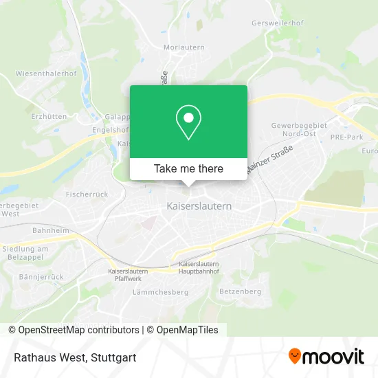 Rathaus West map