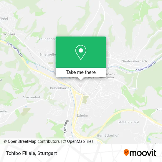 Tchibo Filiale map