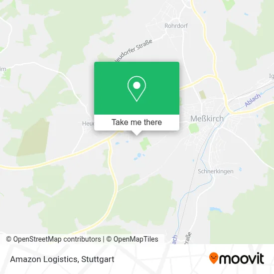 Amazon Logistics map
