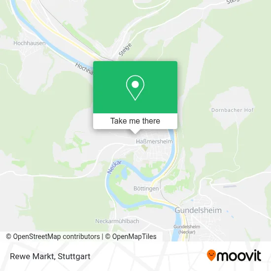 Rewe Markt map
