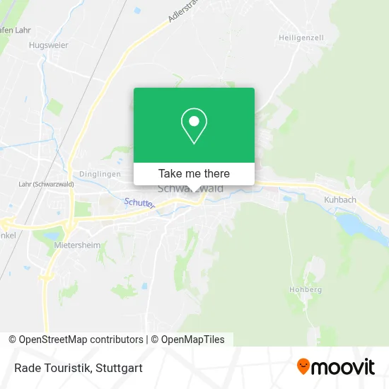 Rade Touristik map