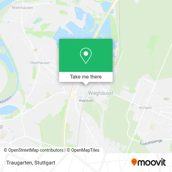 Traugarten map