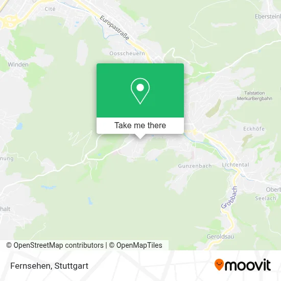 Fernsehen map