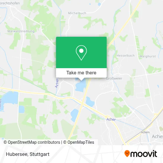 Hubersee map