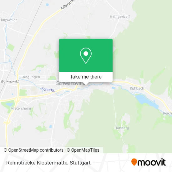 Rennstrecke Klostermatte map