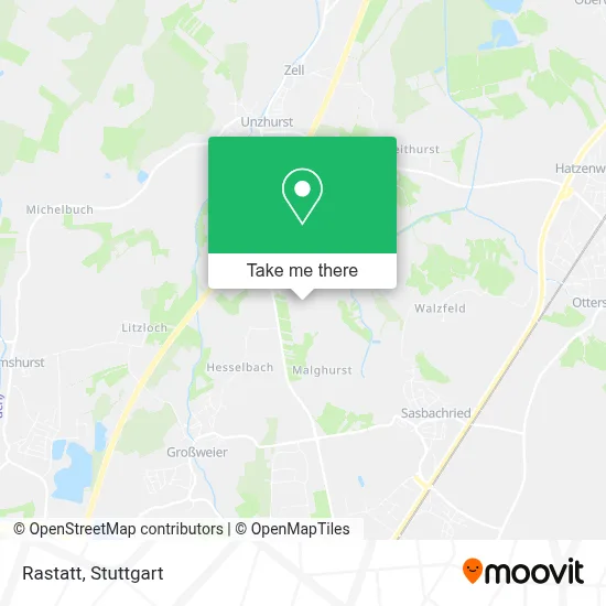Rastatt map