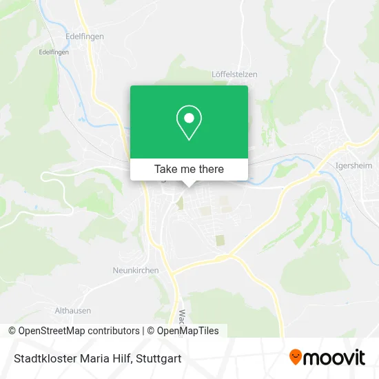 Stadtkloster Maria Hilf map