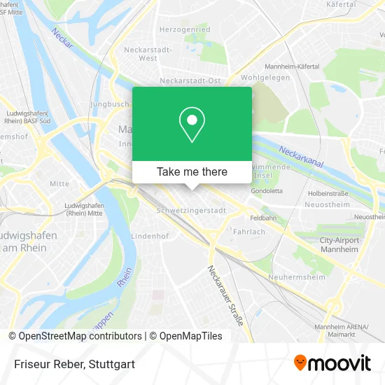 Friseur Reber map