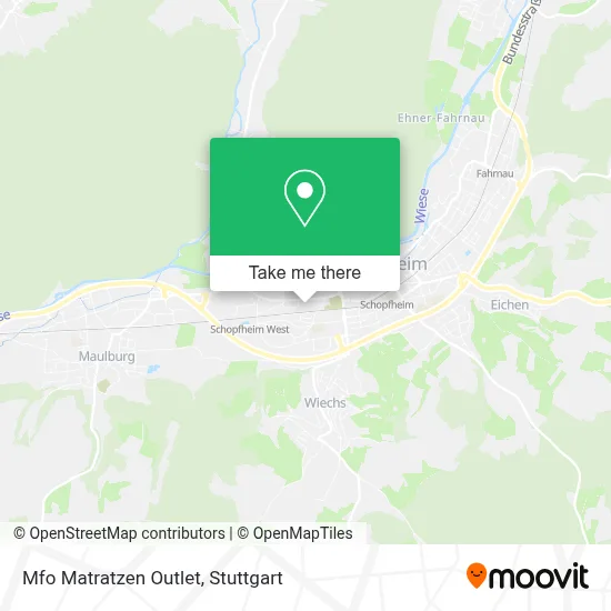 Mfo Matratzen Outlet map