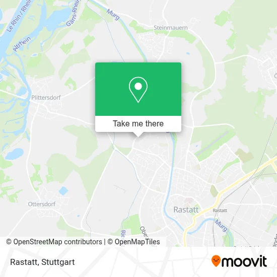 Rastatt map