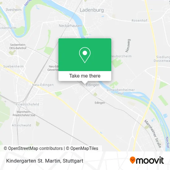 Kindergarten St. Martin map