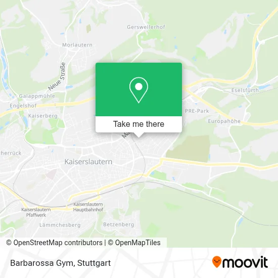 Barbarossa Gym map