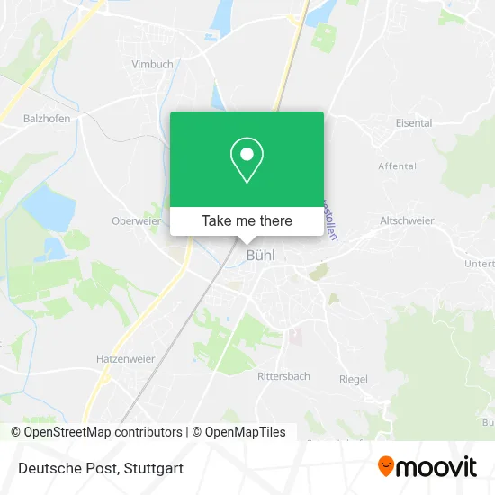Deutsche Post map