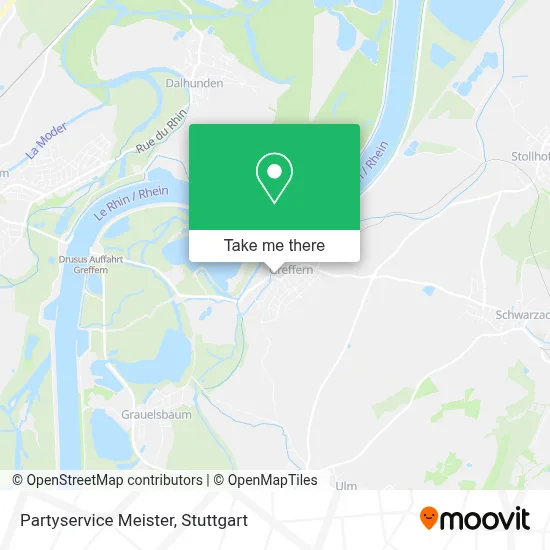 Partyservice Meister map
