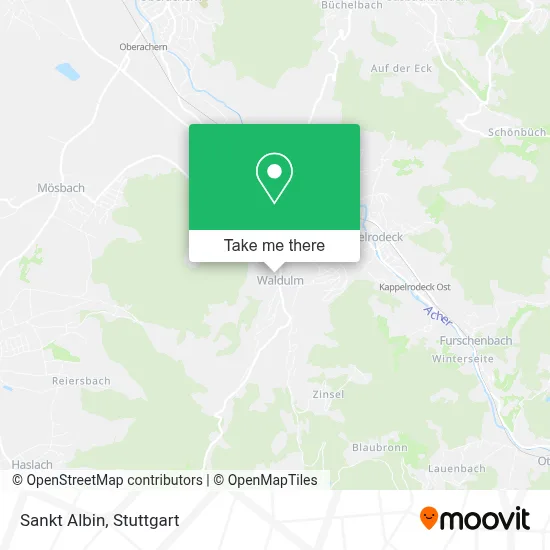 Sankt Albin map