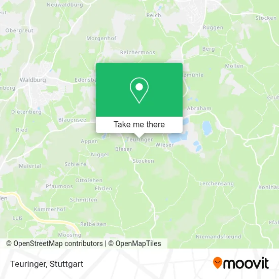 Teuringer map