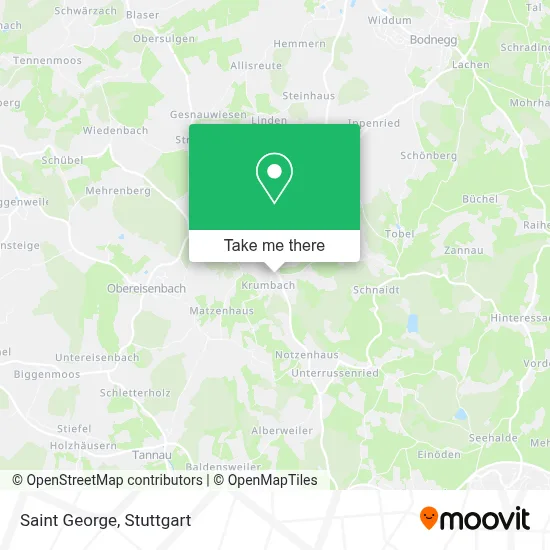 Sankt Georg map
