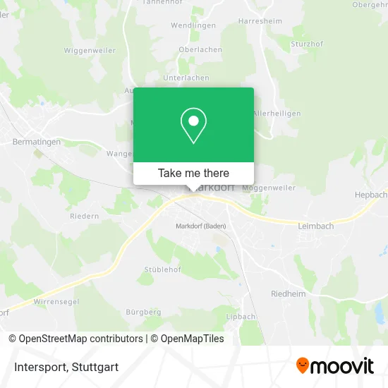 Intersport map