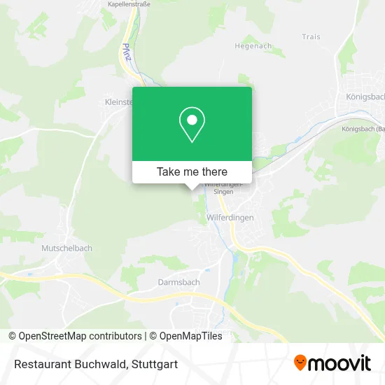Restaurant Buchwald map