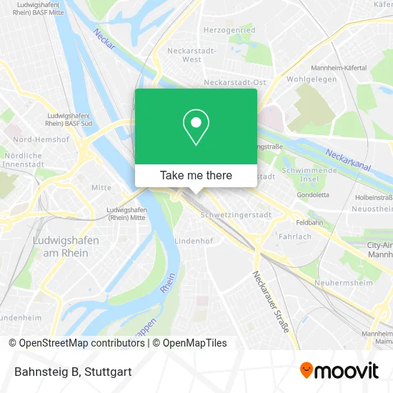 Bahnsteig B map