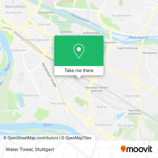 Wasserturm map