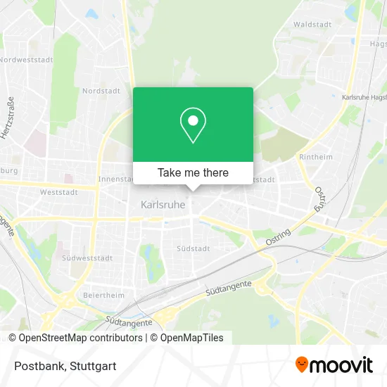 Postbank map