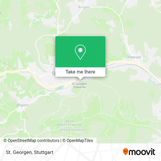 St. Georgen map