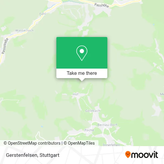Gerstenfelsen map