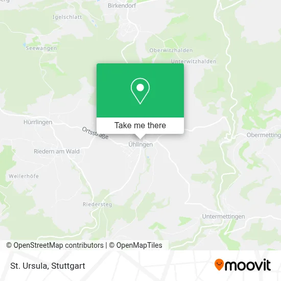 St. Ursula map