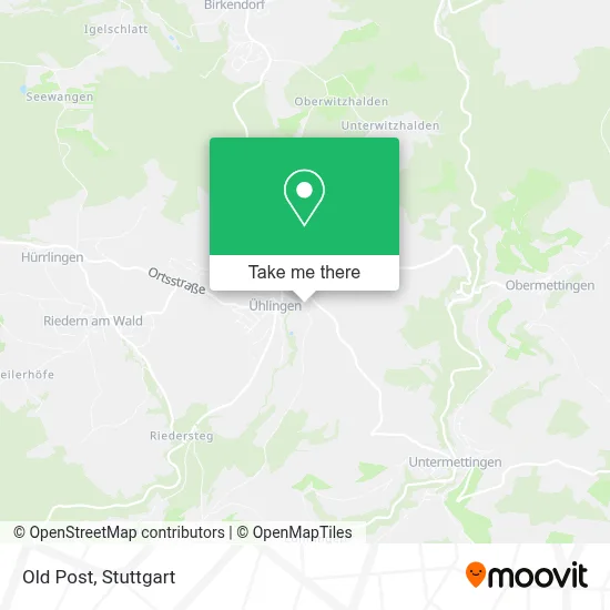 Alte Post map