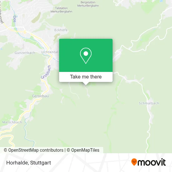 Horhalde map