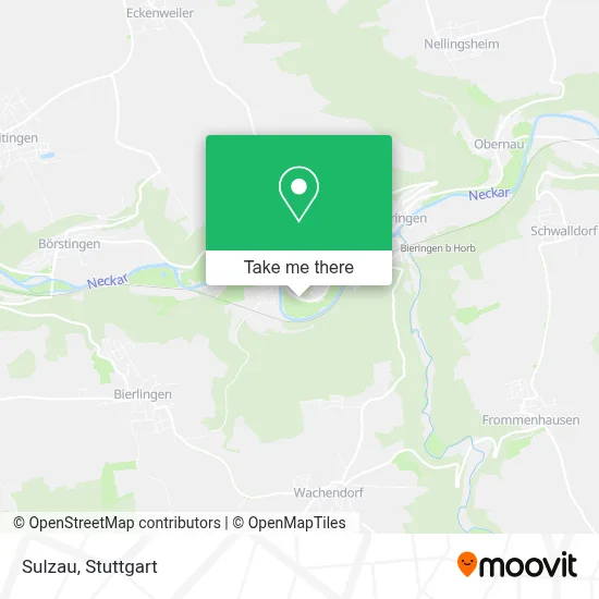 Sulzau map