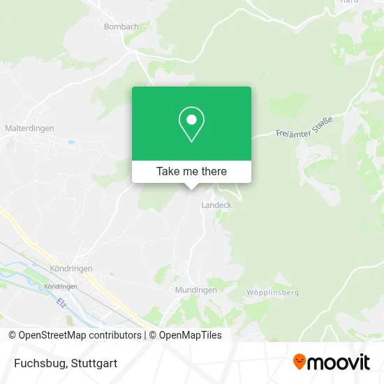 Fuchsbug map