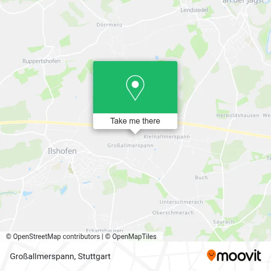 Großallmerspann map