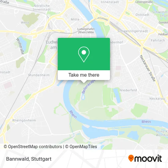 Bannwald map